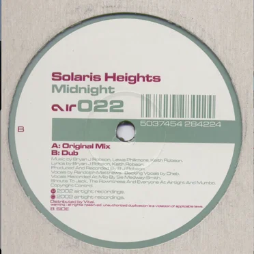 Midnight by Solaris Heights - album cover