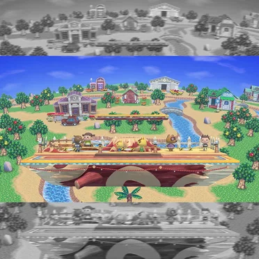 Town Hall and Tom Nook’s Store