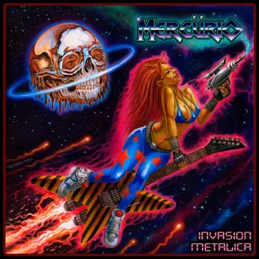 Invasión metálica by Mercürio - album cover