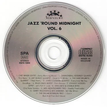 Jazz 'Round Midnight, Volume 6 by Various Artists - album cover