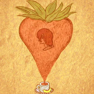 chá de morango e melão