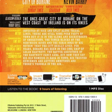 City of Bohane by Kevin Barry - album cover
