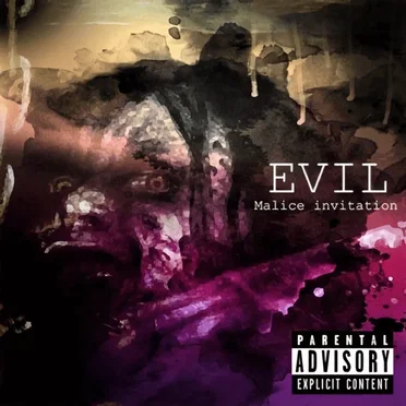 EVIL by Malice invitation - album cover