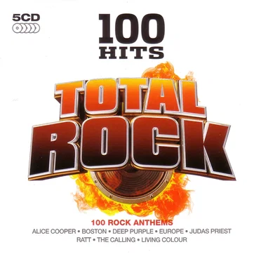 100 Hits: Total Rock by Various Artists - album cover