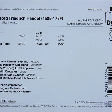 Handel: Athalia, HWV 52