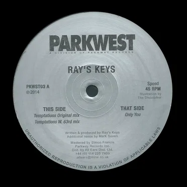 Temptations / Only You by Ray's Keys - album cover