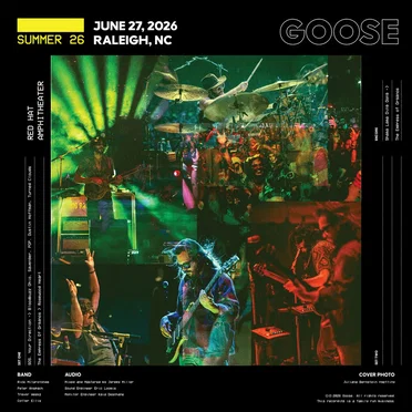 2026-06-27: Red Hat Amphitheater, Raleigh, NC by Goose - album cover