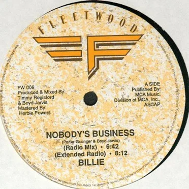 Nobody’s Business by Billie - album cover