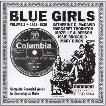 Blue Girls, Vol. 2 1925-1930 by Various Artists - album cover