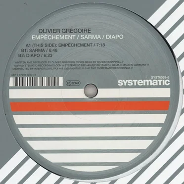Empèchement / Sarma / Diapo by Olivier Grégoire - album cover