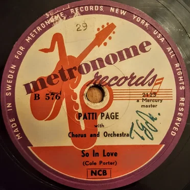 So in Love / Wunderbar