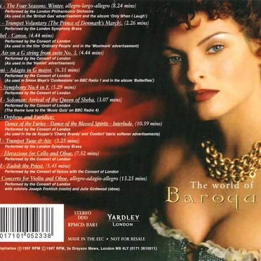 The World of Baroque by Various Artists - album cover