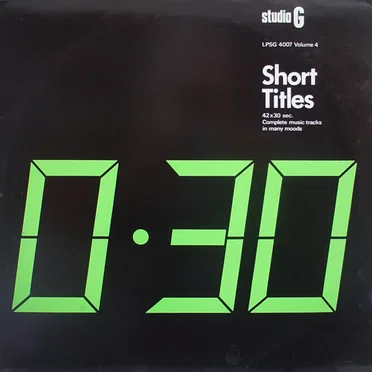 Short Titles, Volume 4 by James Asher - album cover
