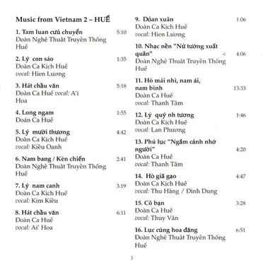 Music from Vietnam 2: The City of Huê by Various Artists - album cover