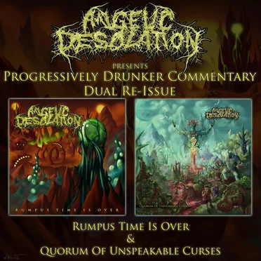 Progressively Drunker Commentary Dual Re-Issue by Angelic Desolation - album cover