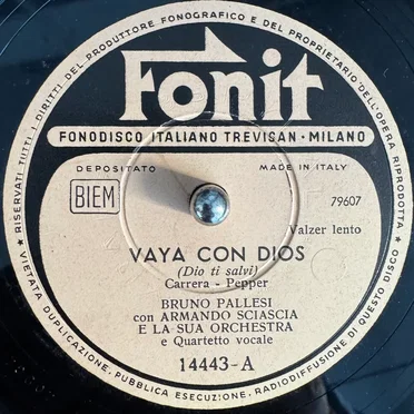 Vaya con Dios / Davanti all'altare