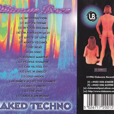 Naked Techno by Ultimate Buzz - album cover