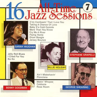 16 All Time Jazz Sessions, Vol 7 by Various Artists - album cover
