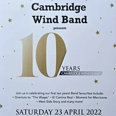 10 Years by Cambridge Wind Band - album cover