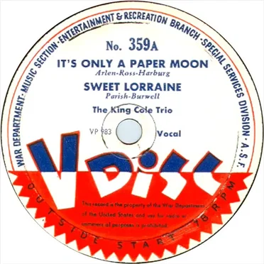 It’s Only a Paper Moon / Sweet Lorraine / It’s a Sin to Tell a Lie / Oh Frenchy
