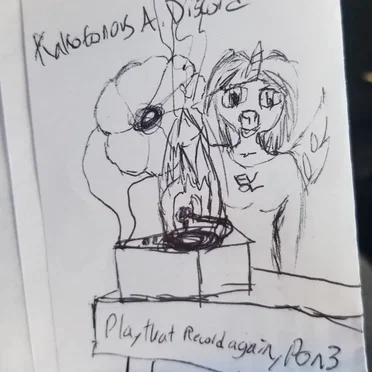 play that record again, pon3 by Kakofonous A. Dischord - album cover