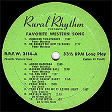 Favorite Western Song by Various Artists - album cover