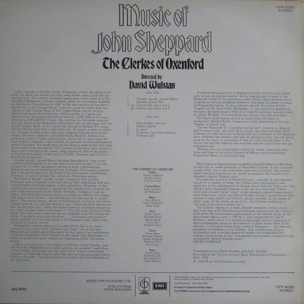 Music of John Sheppard