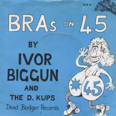 Bras on 45 by Ivor Biggun - album cover