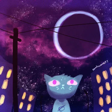 Night in the Woods: Astral Alley (lo‐fi hip‐hop) by KaatuWaves - album cover