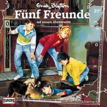 Fünf Freunde, Episode 21: auf neuen Abenteuern by Enid Blyton - album cover