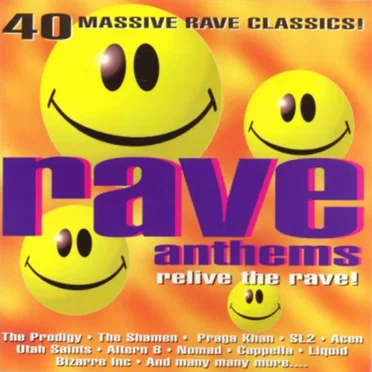 Rave Anthems by Various Artists - album cover