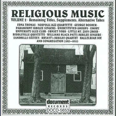 Religious Music Vol. 2: 1923-1935 by Various Artists - album cover
