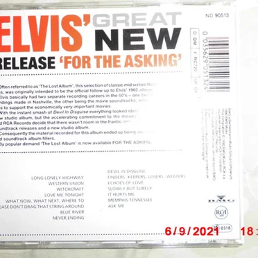 For the Asking (The Lost Album)