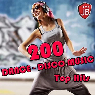 200 Dance-Disco Music Top Hits by Various Artists - album cover