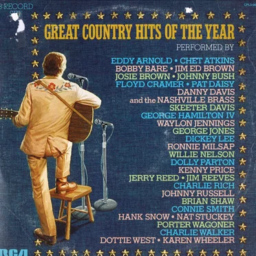 Great Country Hits of the Year by Various Artists - album cover
