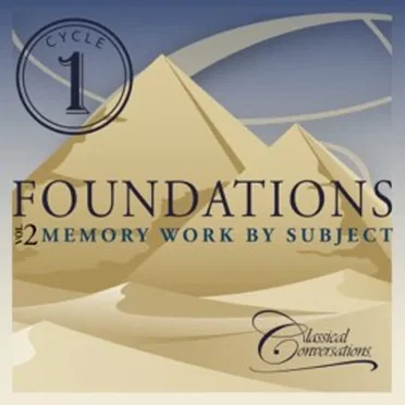 Foundations Cycle 1, Vol. 2 - Memory Work by Subject