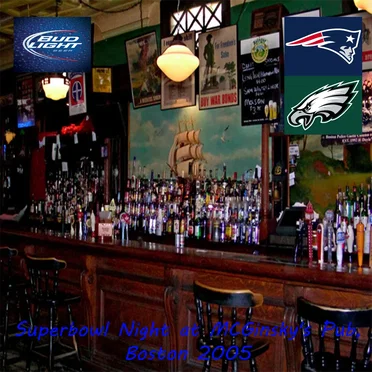Superbowl Night at MCGinsky's Pub, Boston 2005