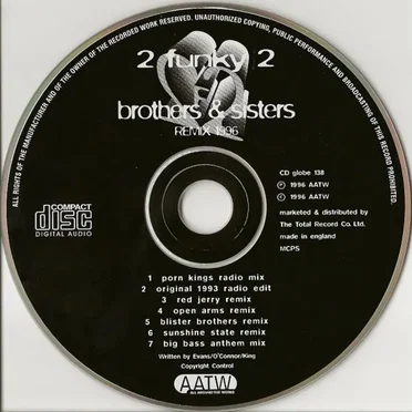 Brothers & Sisters by 2 Funky 2 - album cover
