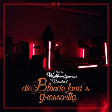 Die Blonde fand's großartig (N-1 live im Weltkunstzimmer zu Düsseldorf)