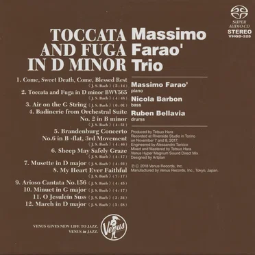 Toccata And Fuga In D Minor ~ Play Bach