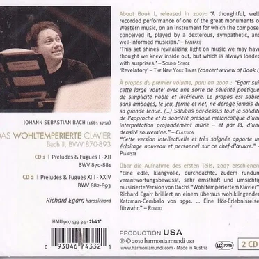 Das Wohltemperierte Clavier, Volume 2