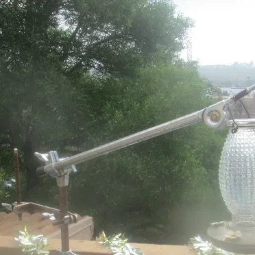 Using a Metal Drum Stand That Is Holding a Metal Birdfeeder as a Radio Antenna