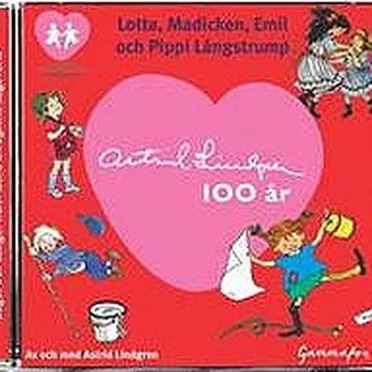 Astrid Lindgren 100 år by Astrid Lindgren - album cover