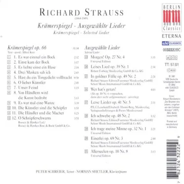 Krämerspiegel / Ausgewählte Lieder