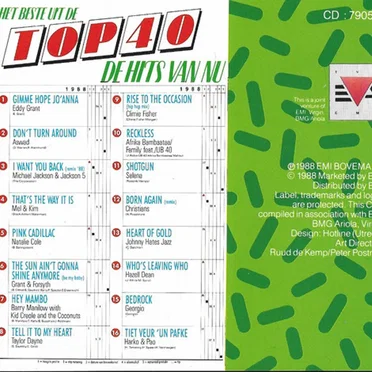 Het beste uit de Top 40: De hits van nu by Various Artists - album cover