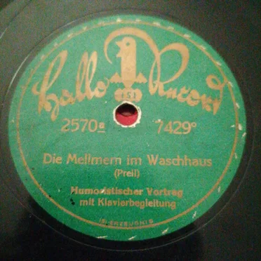 Die Mellmern im Waschhaus / De Lehmann' is widder mal drann!
