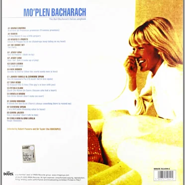 Mo'Plen Bacharach: The Burt Bacharach Italian Songbook by Various Artists - album cover