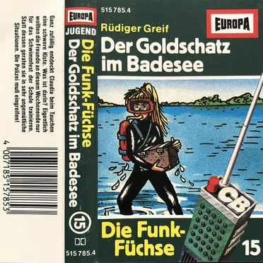 Die Funk‐Füchse 15: Der Goldschatz im Badesee by Rüdiger Greif - album cover
