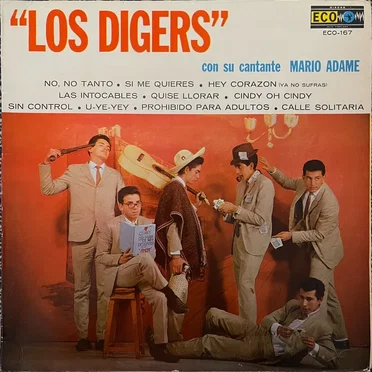 Los Digers con su cantante Mario Adame