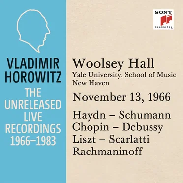 Vladimir Horowitz in Recital at Yale University New Haven November 13 1966